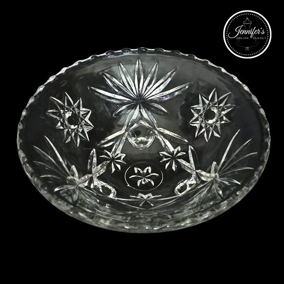 Anchor Hocking Vintage 60'/70's Clear Glass Bon-Bon Dish or Candy Dish - Picture 2 of 10